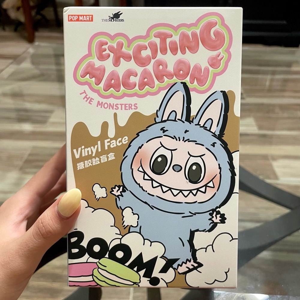 Authentic & New THE MONSTERS EXCITING MACARON SERIES- Plush Labubu (TOFFEE)